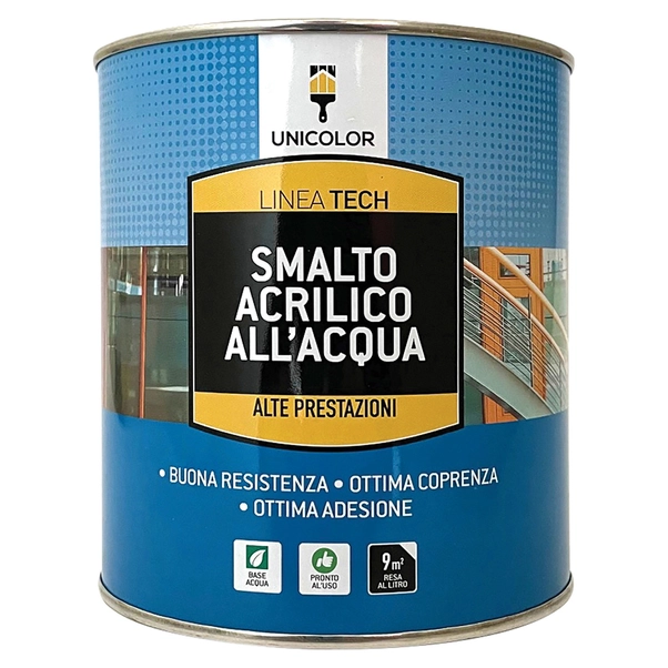 SMALTO ACQUA LUCIDO OCRA 0.75 L